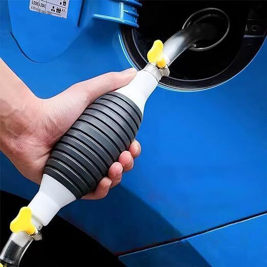 hvg traders Fuel Transfer Pump Kit Tank Sucker Newest High Flow Hand Pumpwith 2 M Pipe Magnetic Aquarium Cleaner-picture-4