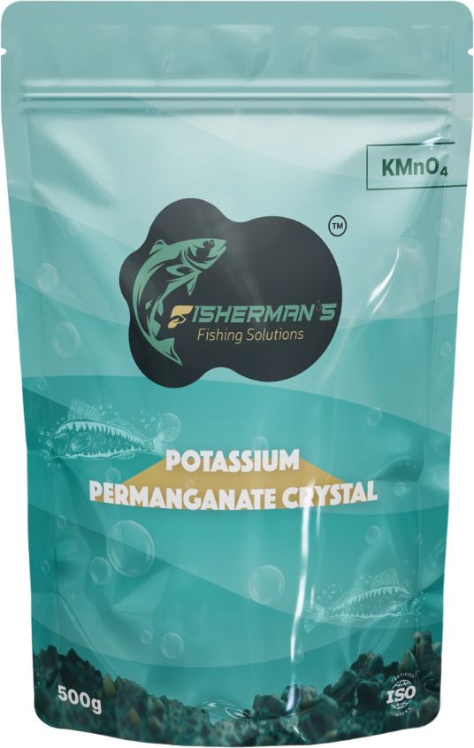 fisherman's- fishing solutions Potassium permanganate Crystal, Water Treatment, Freshwater Aquarium | 500 gm, Solvent Aquarium Cleaner-picture-23