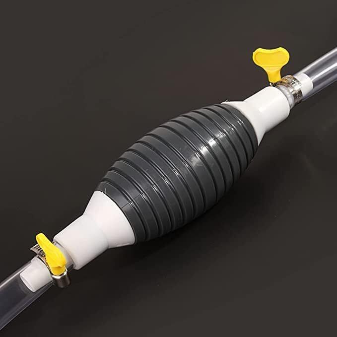 pinopza High Flow Siphon Hand Pump | Manual Fuel Transfer Pump with 2M Magnetic Aquarium Cleaner-picture-44