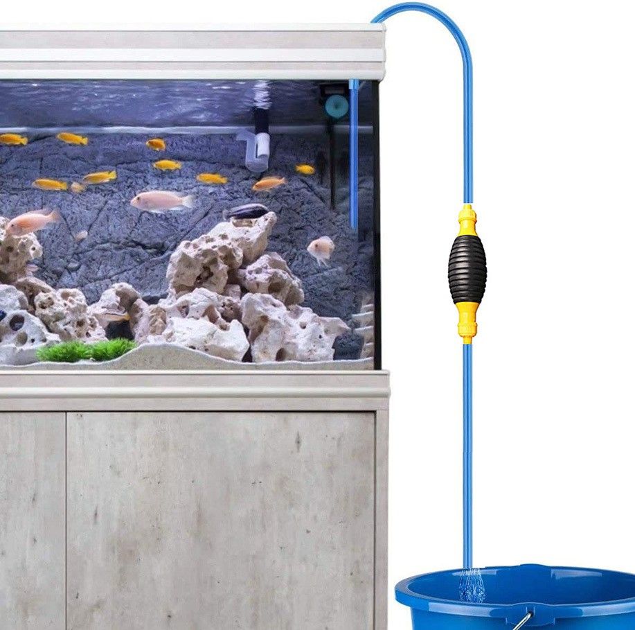 Fish Tank Cleaner Set/Aquarium Water Changer Gravel Filter Vacuum Siphon Pump Magnetic Aquarium Cleaner-image-1