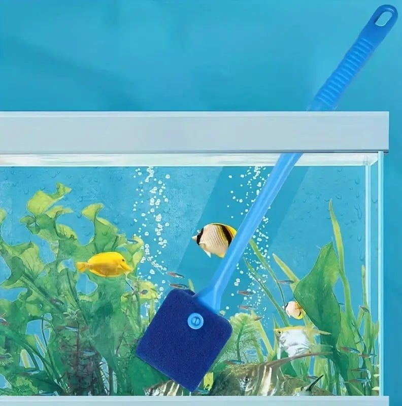 petzlifeworld Aquarium Glass Fish Tank Cleaning Sponge Brush Plant Algae Scraper Cleaner Scratch Free Magnetic Aquarium Cleaner-picture-38