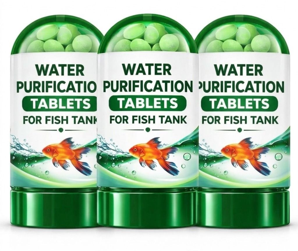 helixprism Water Purification Tablets | Fish Tank Cleaning & Water Treatment (pack of 3) Solvent Aquarium Cleaner-picture-24
