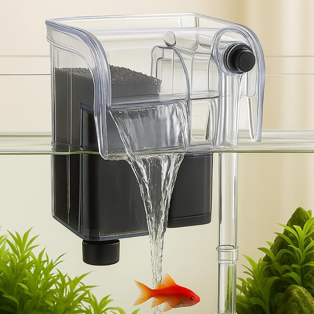 LY609 Aquarium Hang On Filter 3.5W | 380L/H Silent HOB Filter for 1–2 Ft Tanks Power Aquarium Filter-image-25