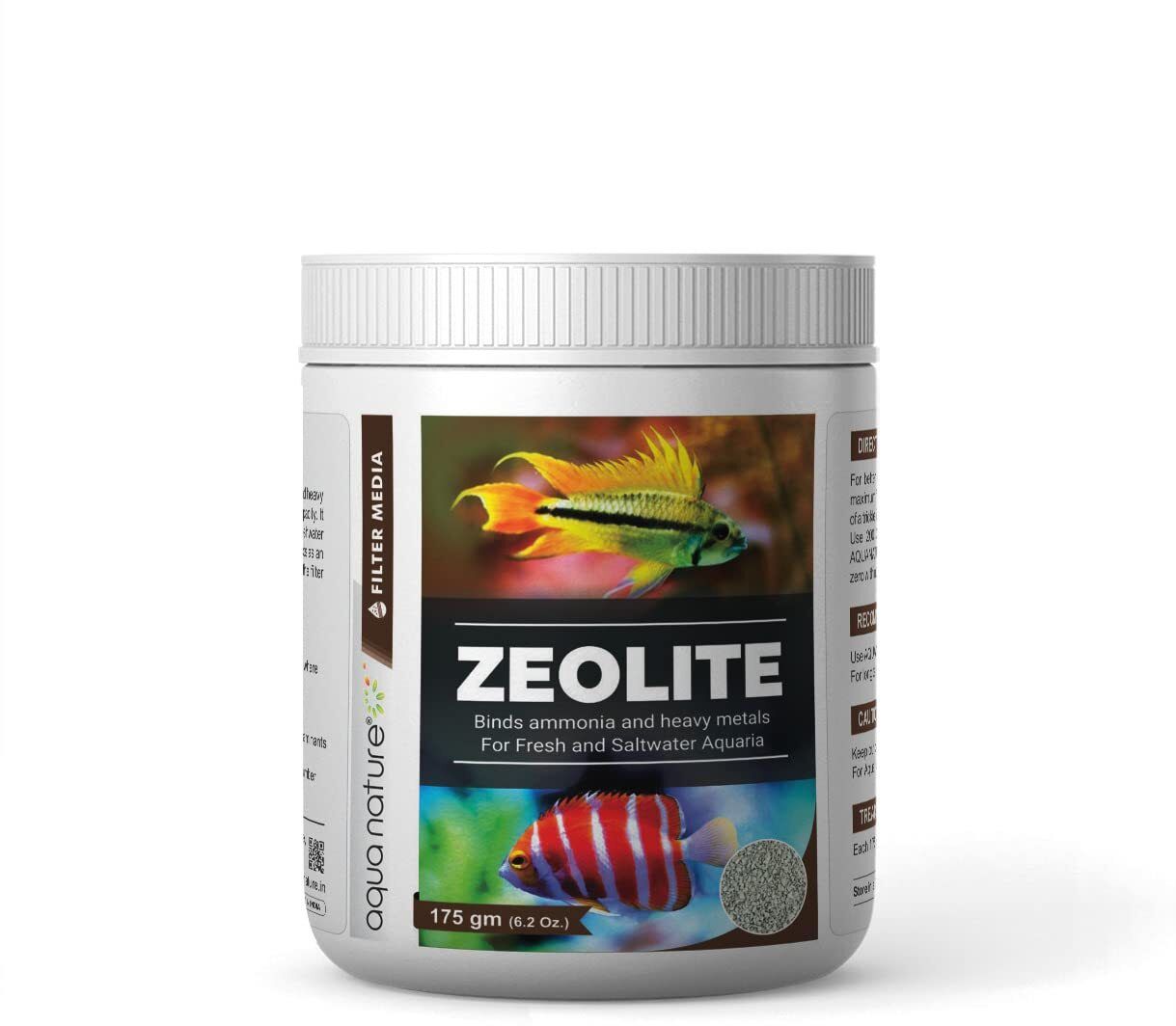 Aquarium Zeolite Binds Ammonia & Heavy Metals Filter Media for (175g) Undergravel Aquarium Filter-image-24