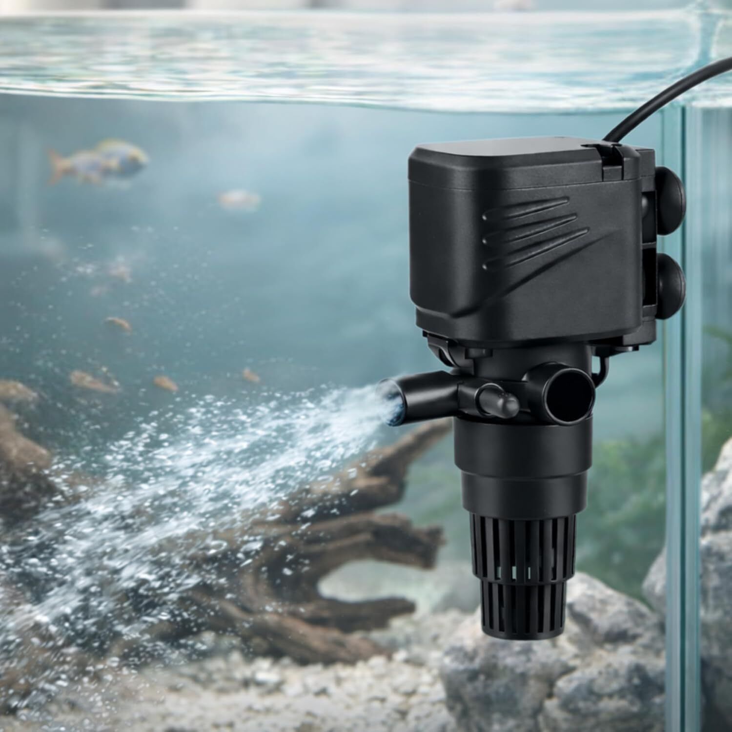 Aquarium Power Head AWP-882 20W | 1400L/H Submersible Circulation Pump Power Aquarium Filter-image-7