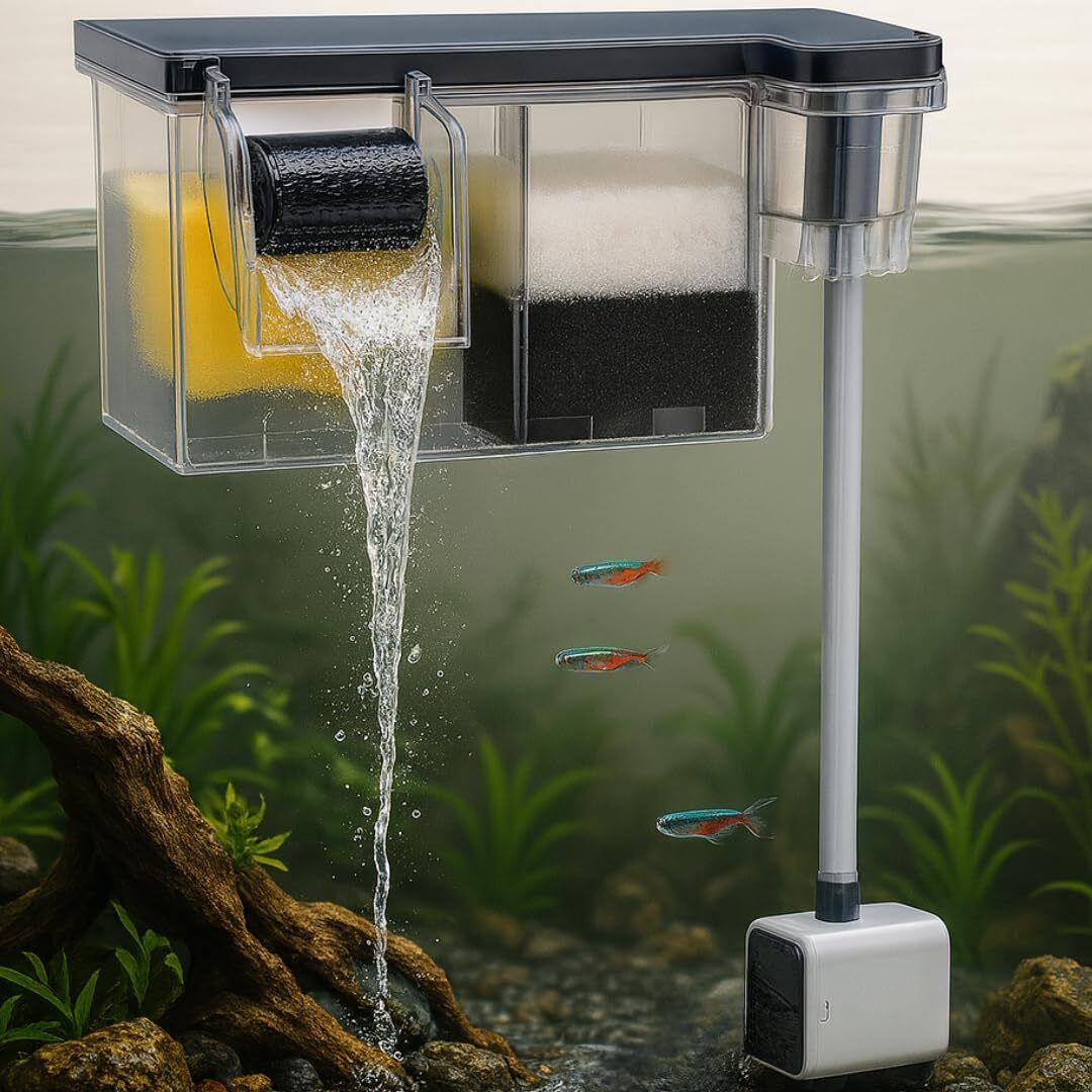 BL-771 Aquarium Top Filter 4W 400L/H Silent Fish Tank Filter Power Aquarium Filter-image-28