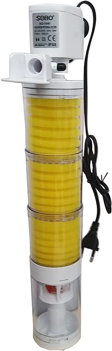petjoy Multifunction Internal Filter for Aquarium, SOBO AQ-104F Power Aquarium Filter Power Aquarium Filter-picture-32