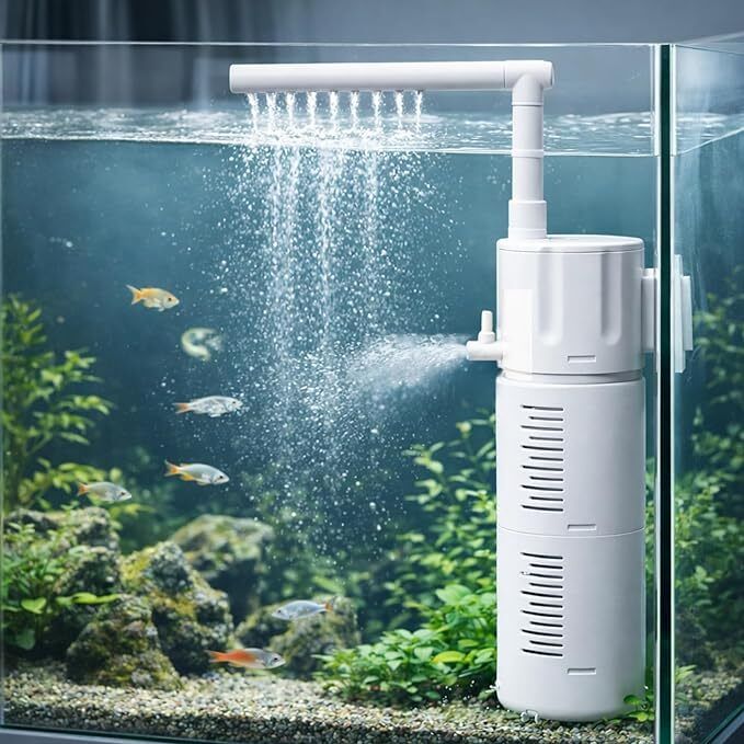 naaz pet world Internal Fish Tank Filter with Silent Motor and High Efficiency Water Filtration Power Aquarium Filter-picture-31