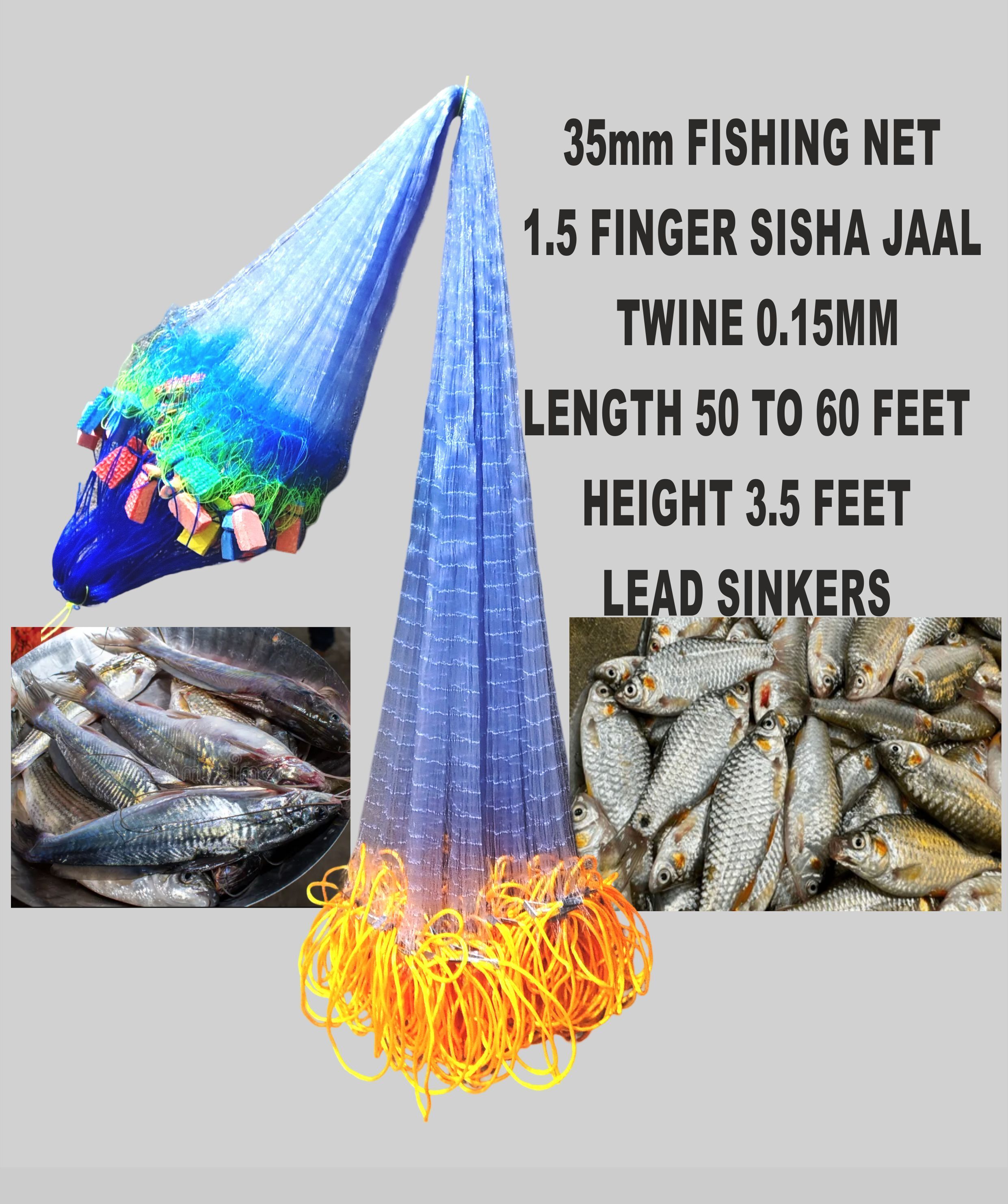 barsha handmade 35mm fishing net lead sinker Aquarium Fish Net-picture-47