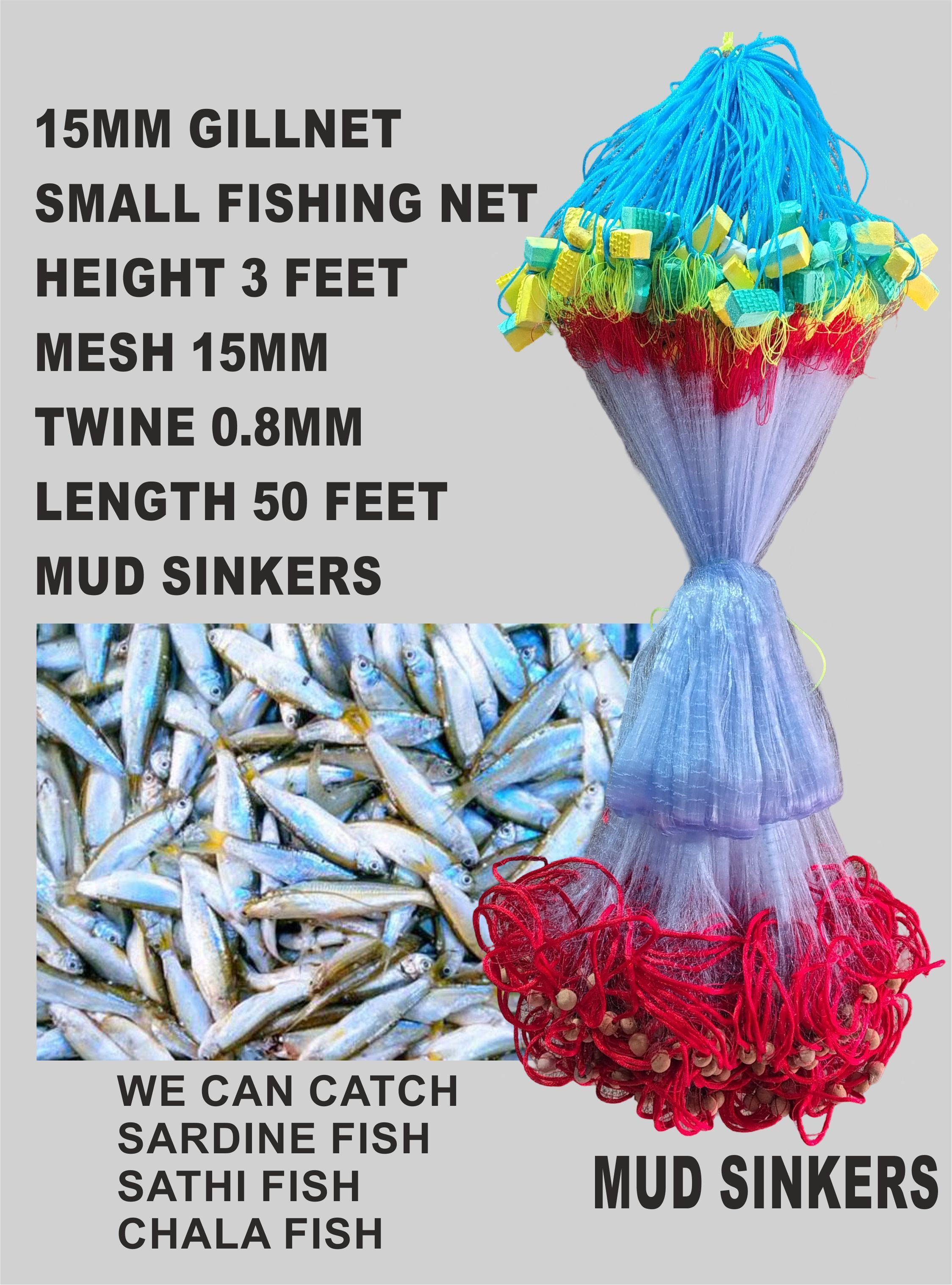15mm fishing net mud sinker Fishing Net-image-31