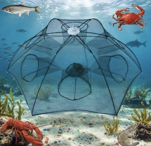 dfn 6 Holes fishing net trap jaal premium quality | Big fish catching net Aquarium Fish Net-picture-12