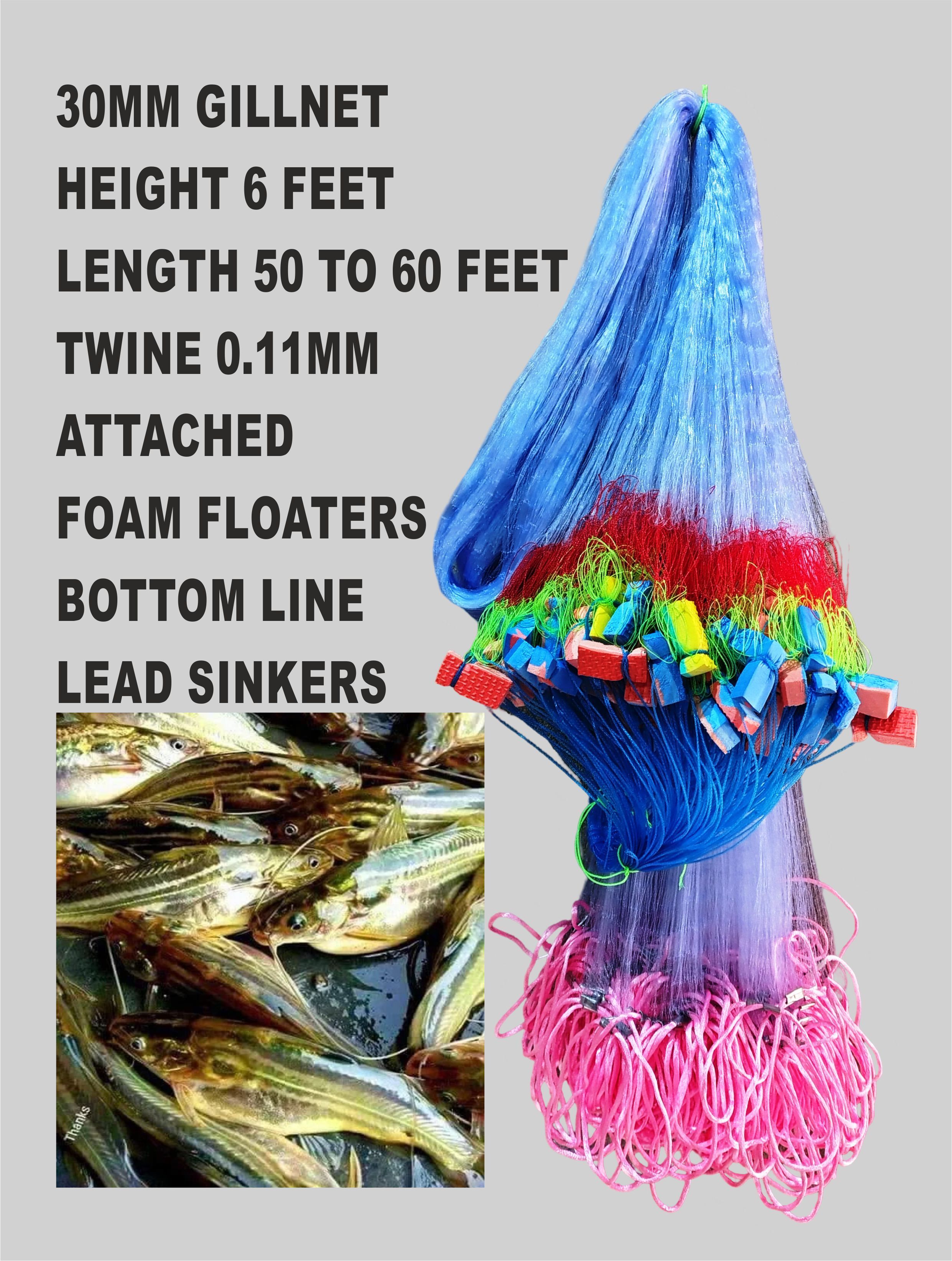 30mm fishing net lead sinker Fishing Net-image-47