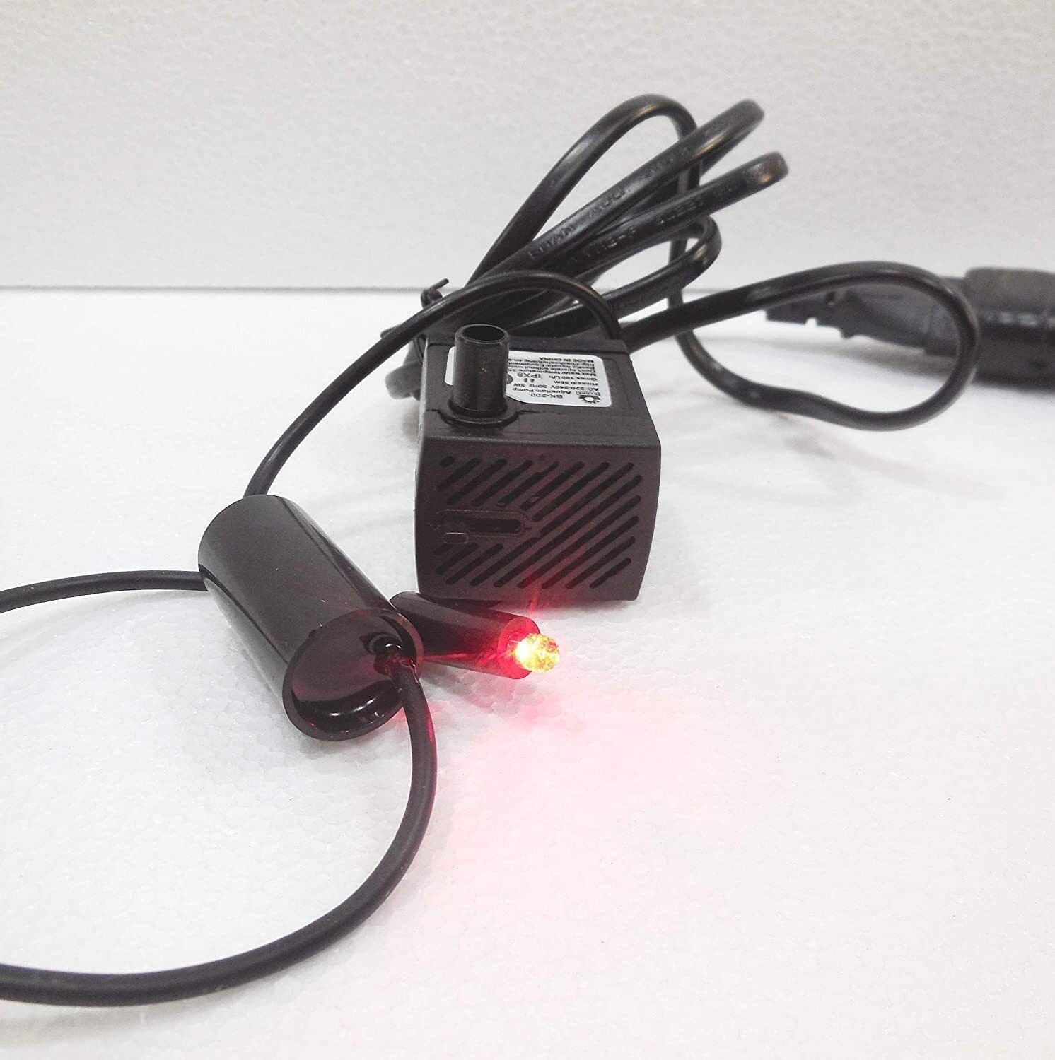 flojoy 3W Submersible Pump Head 2Feet (200 l/hr) with 1 LED Color Changing Light Water Aquarium Pump-picture-30