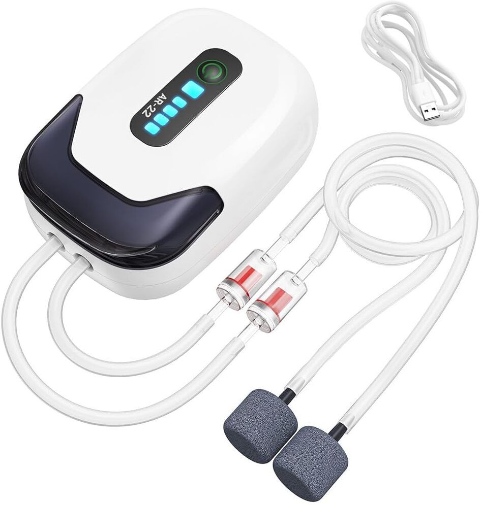 supvox USB Cordless Aquarium Air Pump Portable Fish Tank Oxygen Aerator Air Aquarium Pump-picture-23