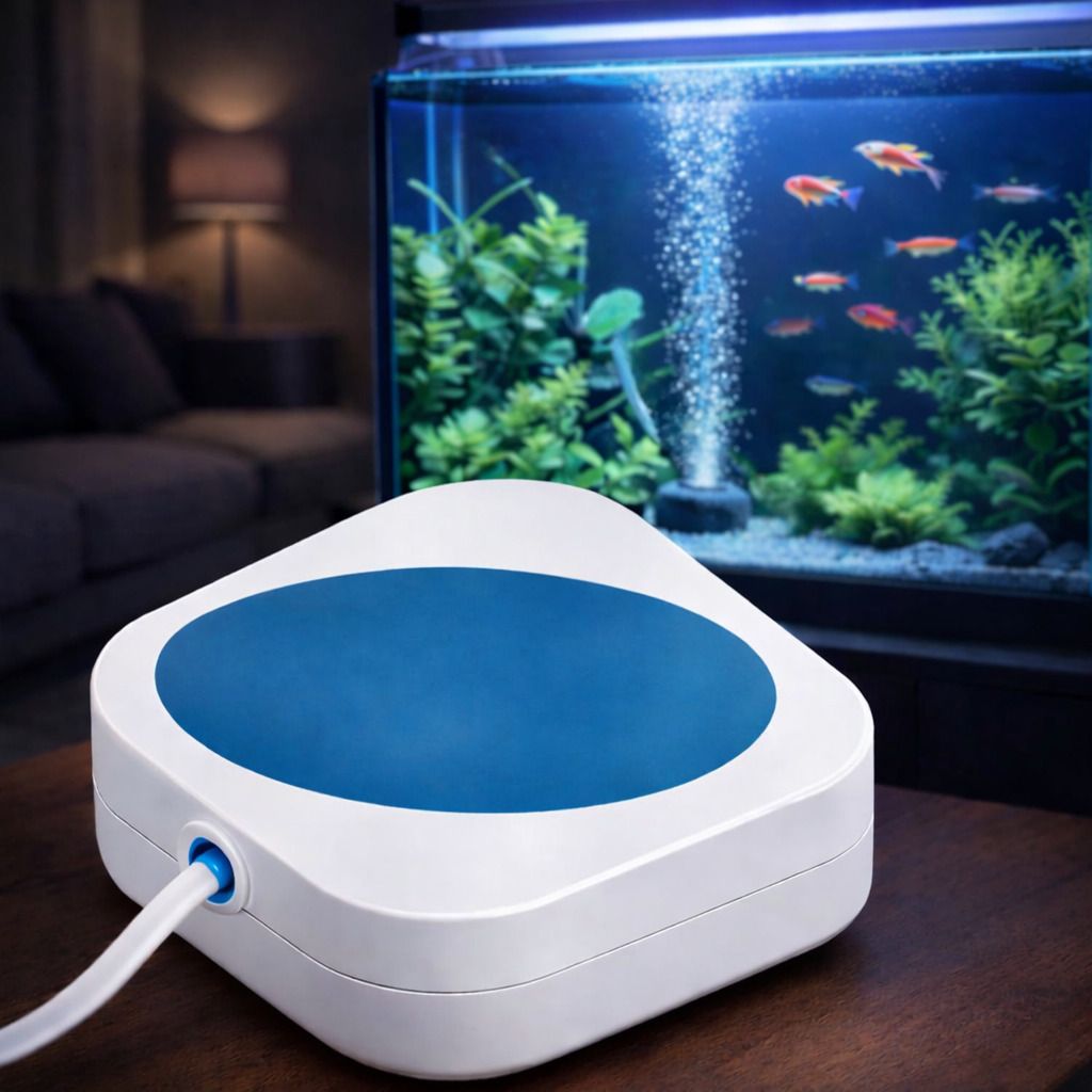 BL-787A Aquarium Air Pump 4W with 2M Tube & 1 Air Stone for Fish Tank Air Aquarium Pump-image-23
