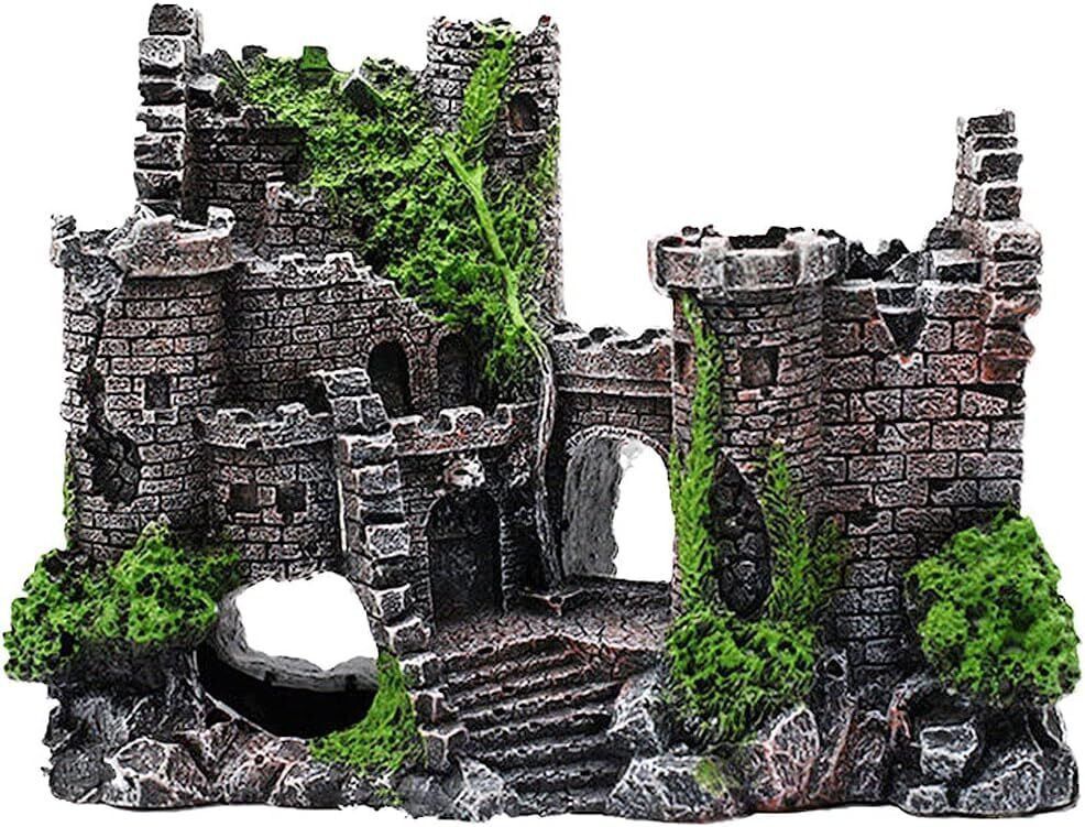 Hunted old fort for fish tank aquarium accessories Laterite Unplanted Substrate-image-29