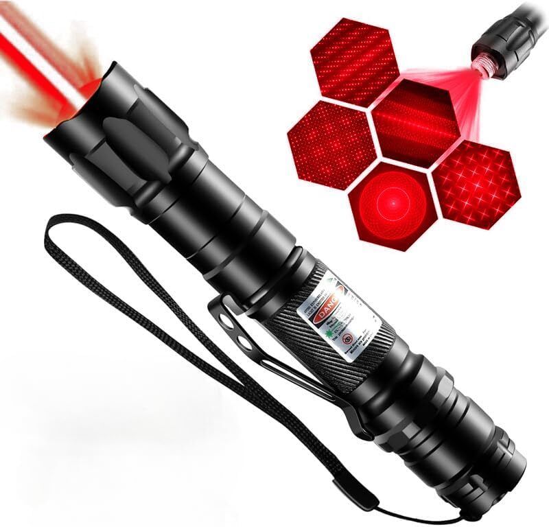 ELEPHANTBOAT Powerful Red Laser Pointer Long Range USB Rechargeable with Star Patterns-image-24