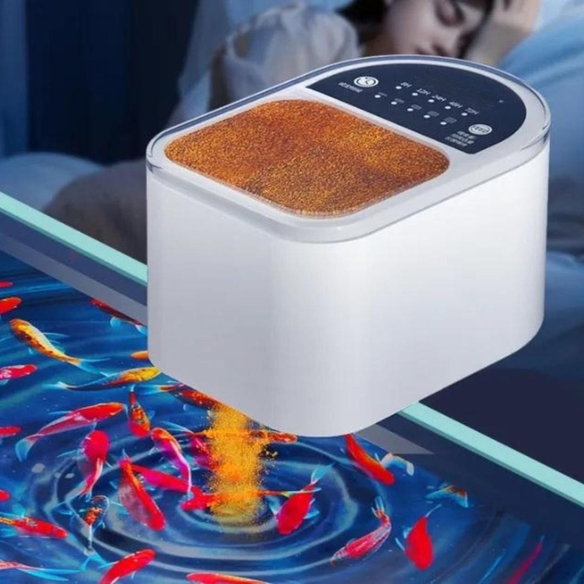 finypetz DA-06 Auto Fish Feeder | Digital Timer | Moisture-Proof Design Aquarium Tool-picture-15