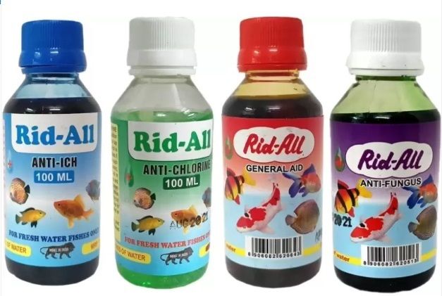 Aquarium Fish Medicine 100ml Pack of 4 Aquatic Plant Fertilizer