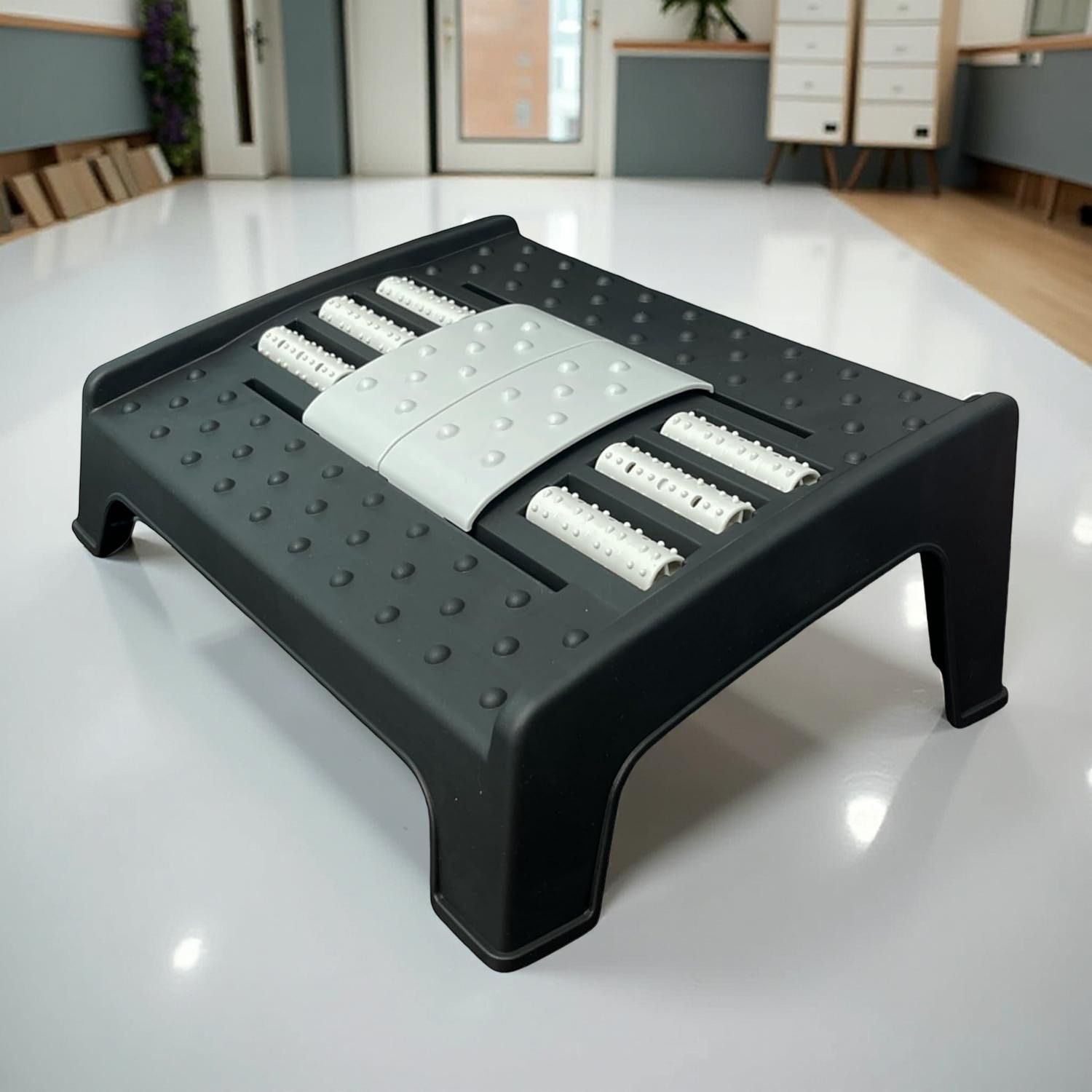 Foot Rest Under Table with Massage Texture & Roller Archery Fletch