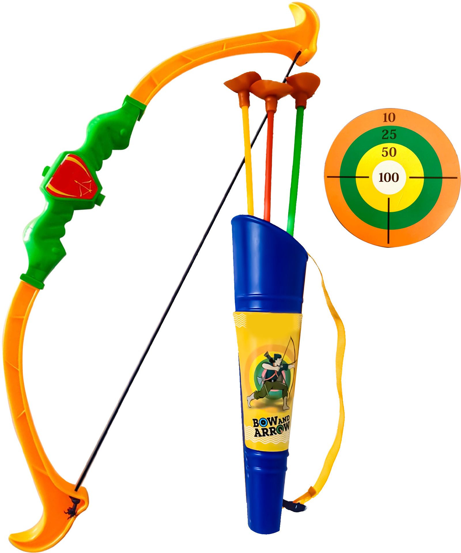 Toycube Kids Archery Set with Suction Arrows, Bow & Quiver Archery Fletch-image-3