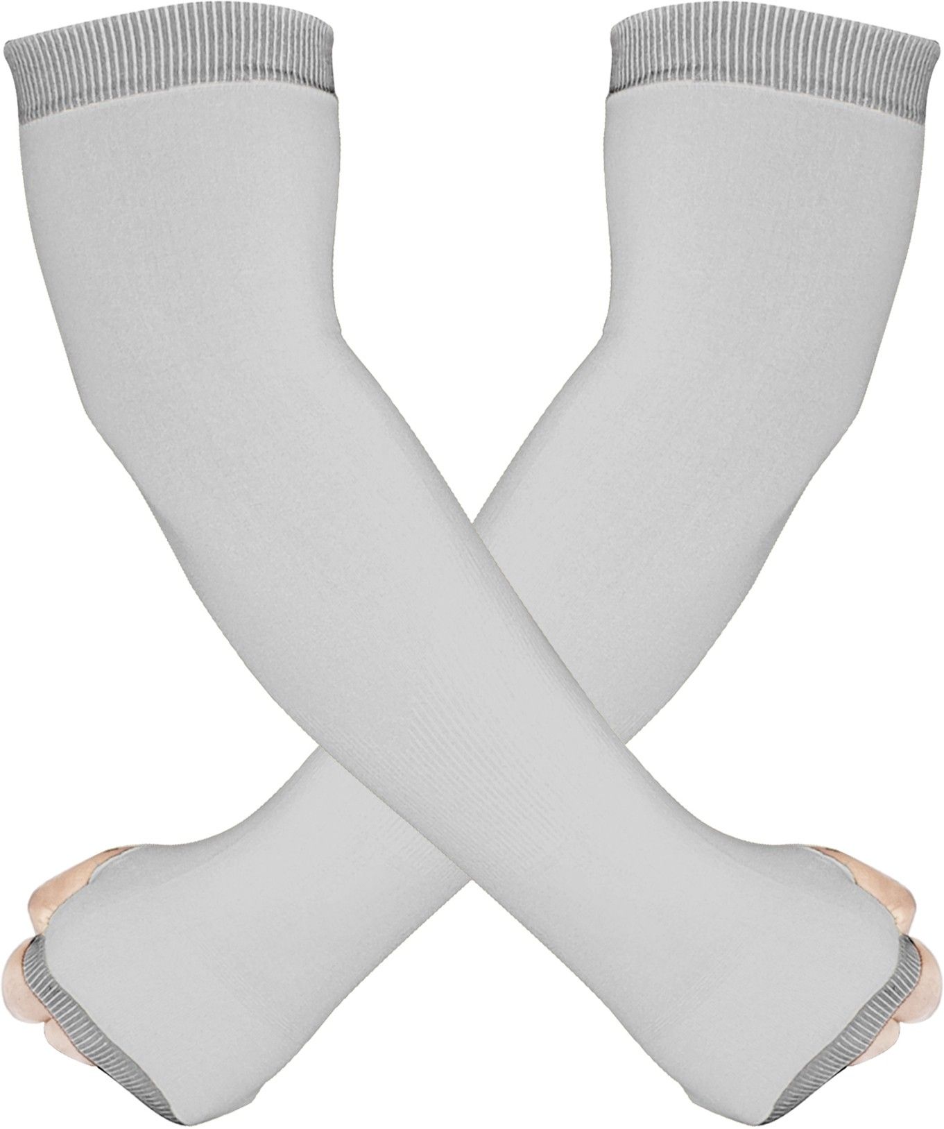 ™1 Pairs Thumbhole Arm Sleeves Men Women Sunlight Protection Protection Driving Gloves-image-21