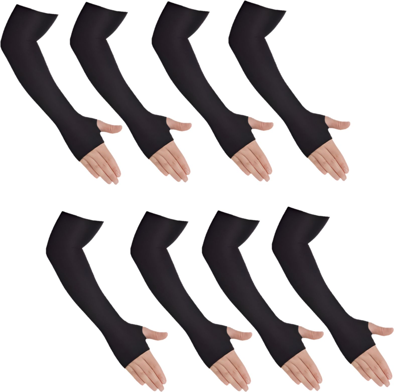house of common black sports sleeves for men & women- 4 pairs Cycling Gloves-picture-18