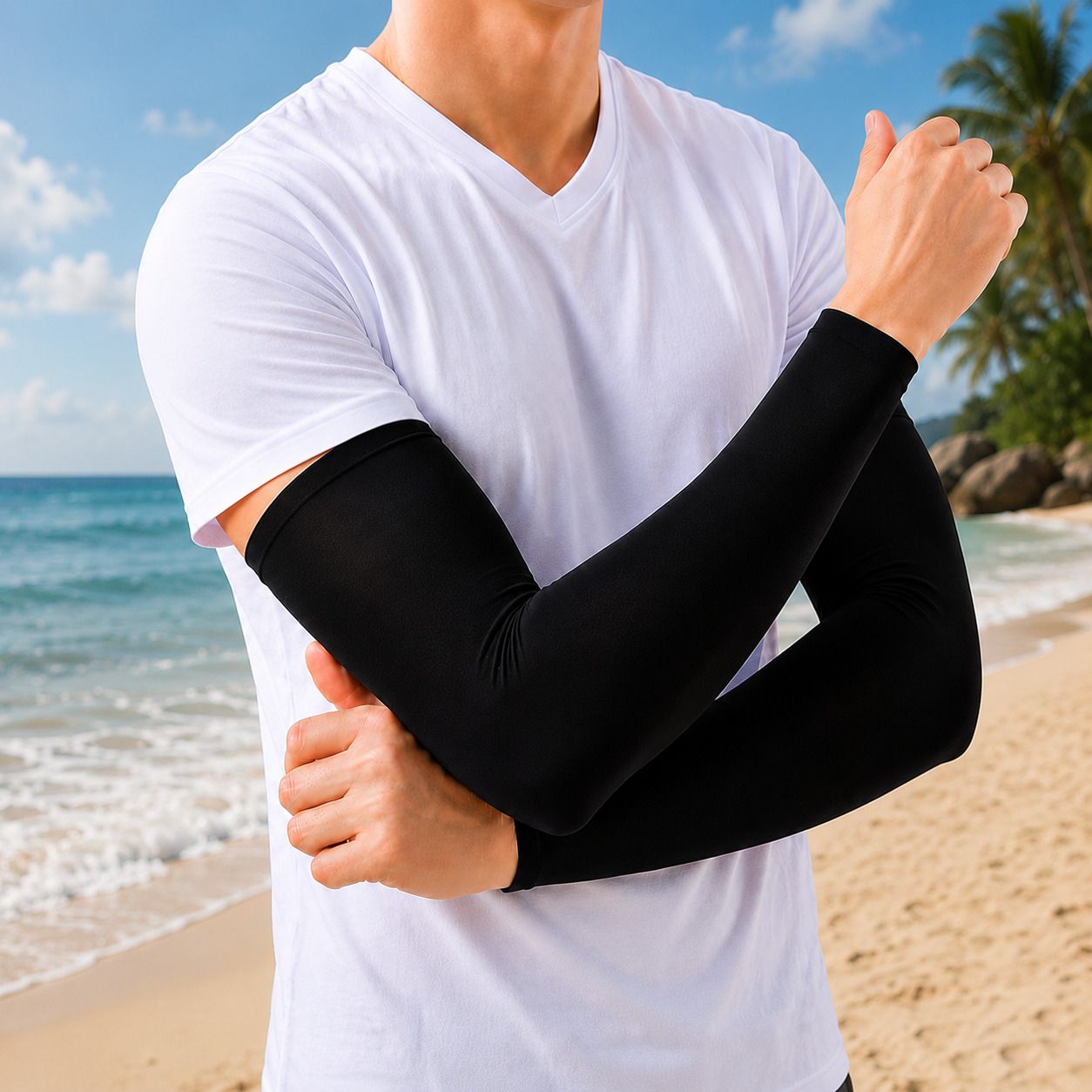paanakin Polyester Arm Sleeve For Men & Women-picture-9