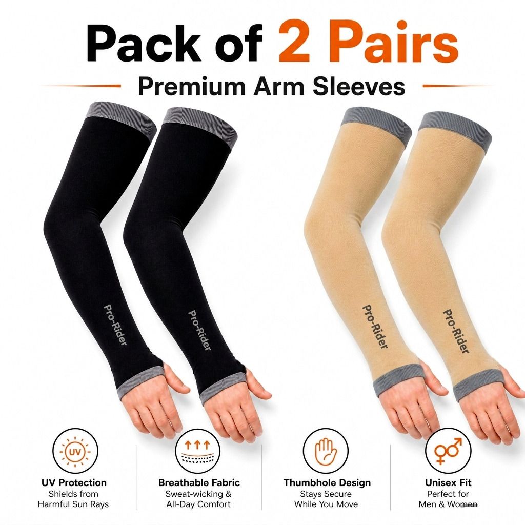 queen style Cotton Arm Sleeve For Men & Women-picture-10