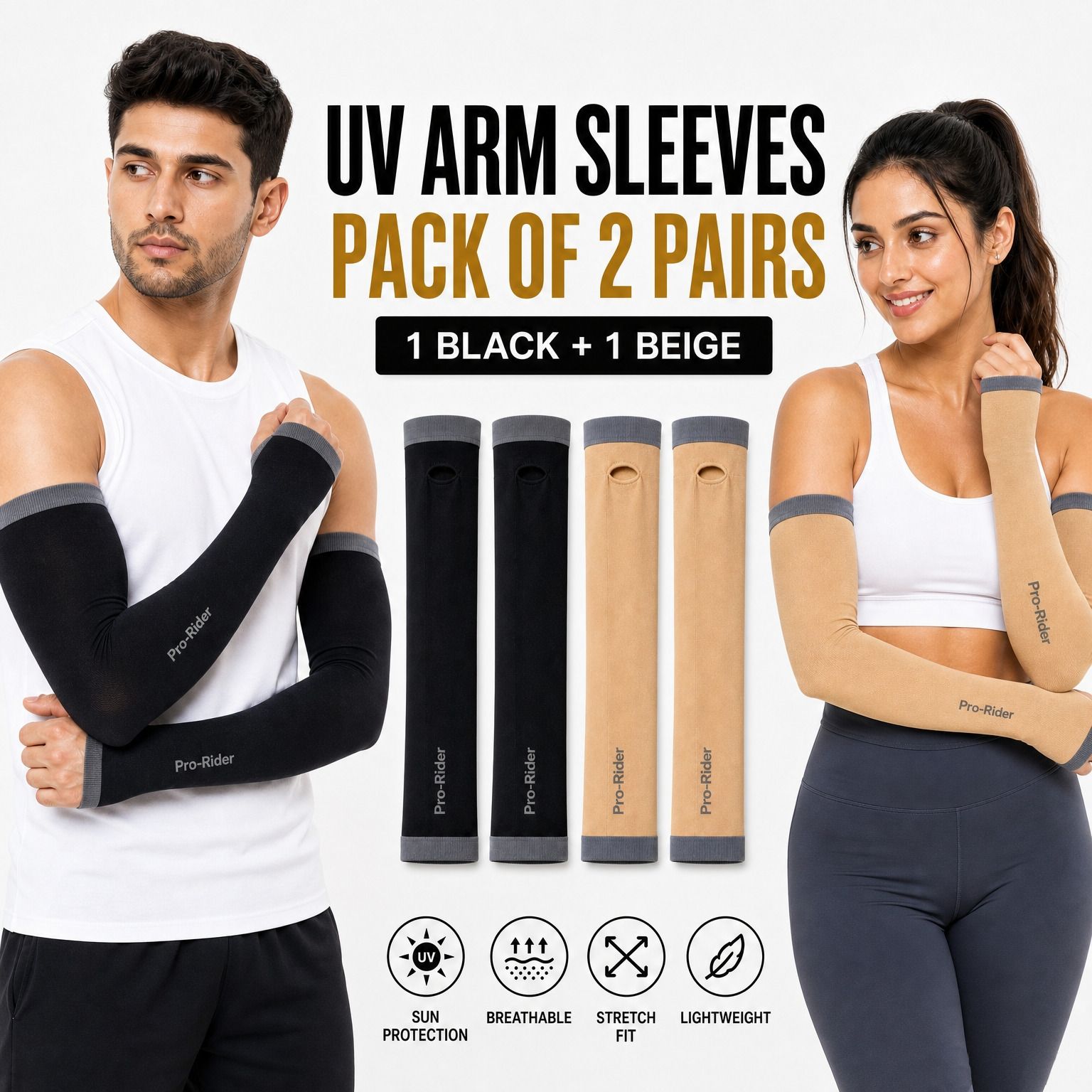 Cotton Arm Sleeve For Men & Women With Tattoo-image-8