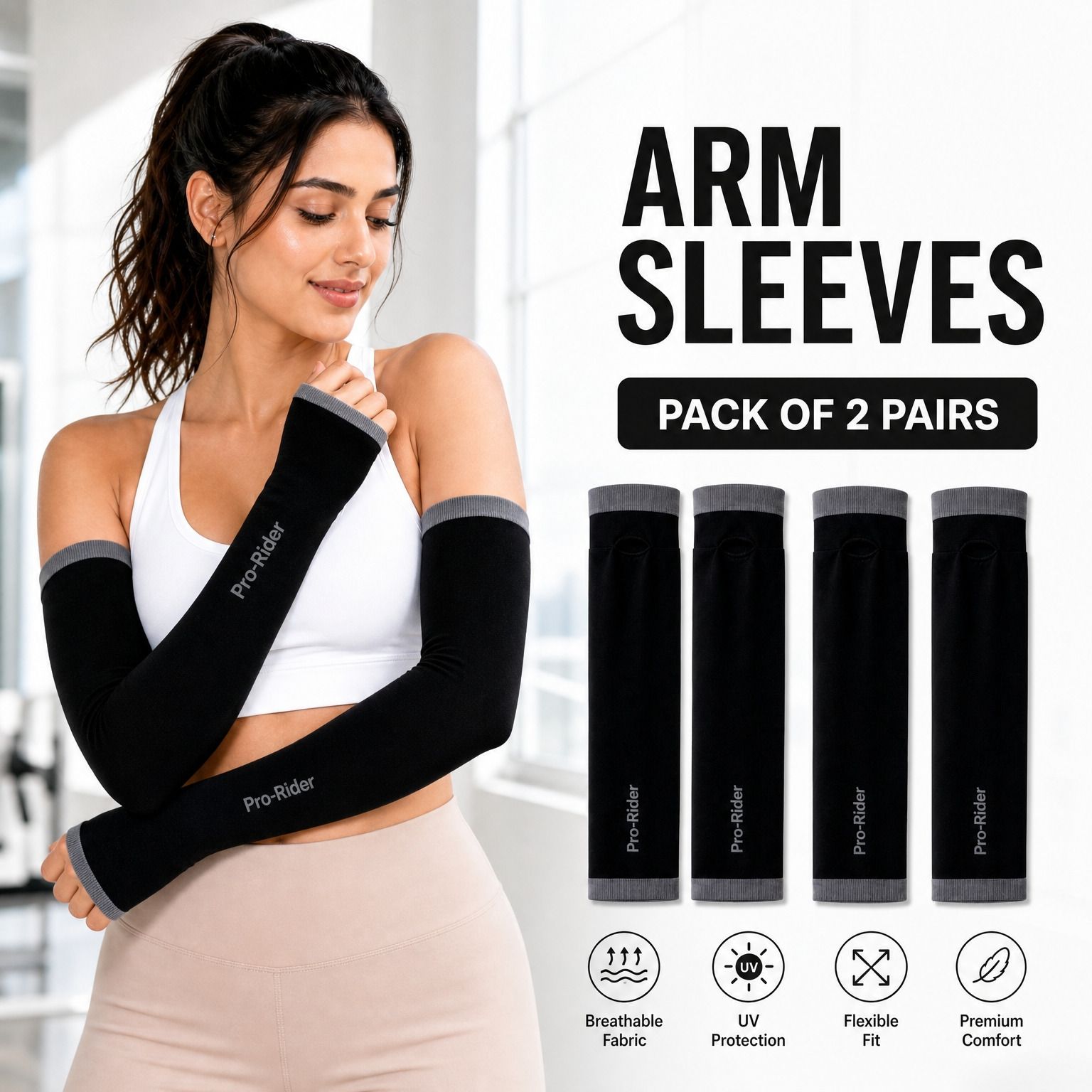 Cotton Arm Sleeve For Men & Women With Tattoo-image-5