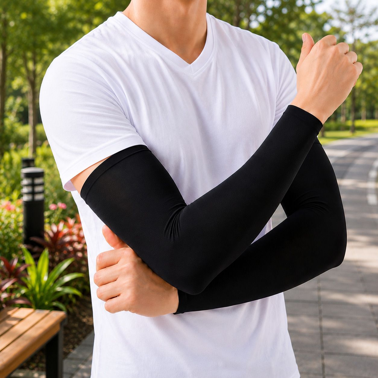 paanakin Polyester Arm Sleeve For Men & Women-picture-7