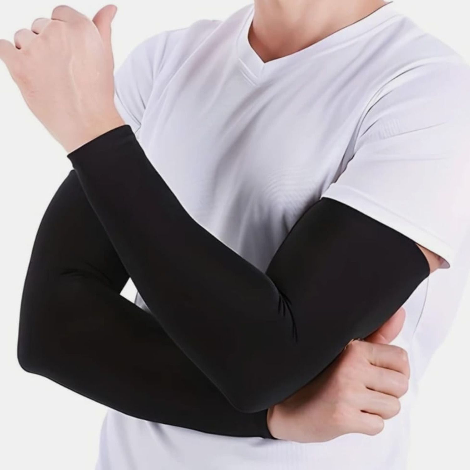 peenakin Polyester Arm Sleeve For Men & Women-picture-1