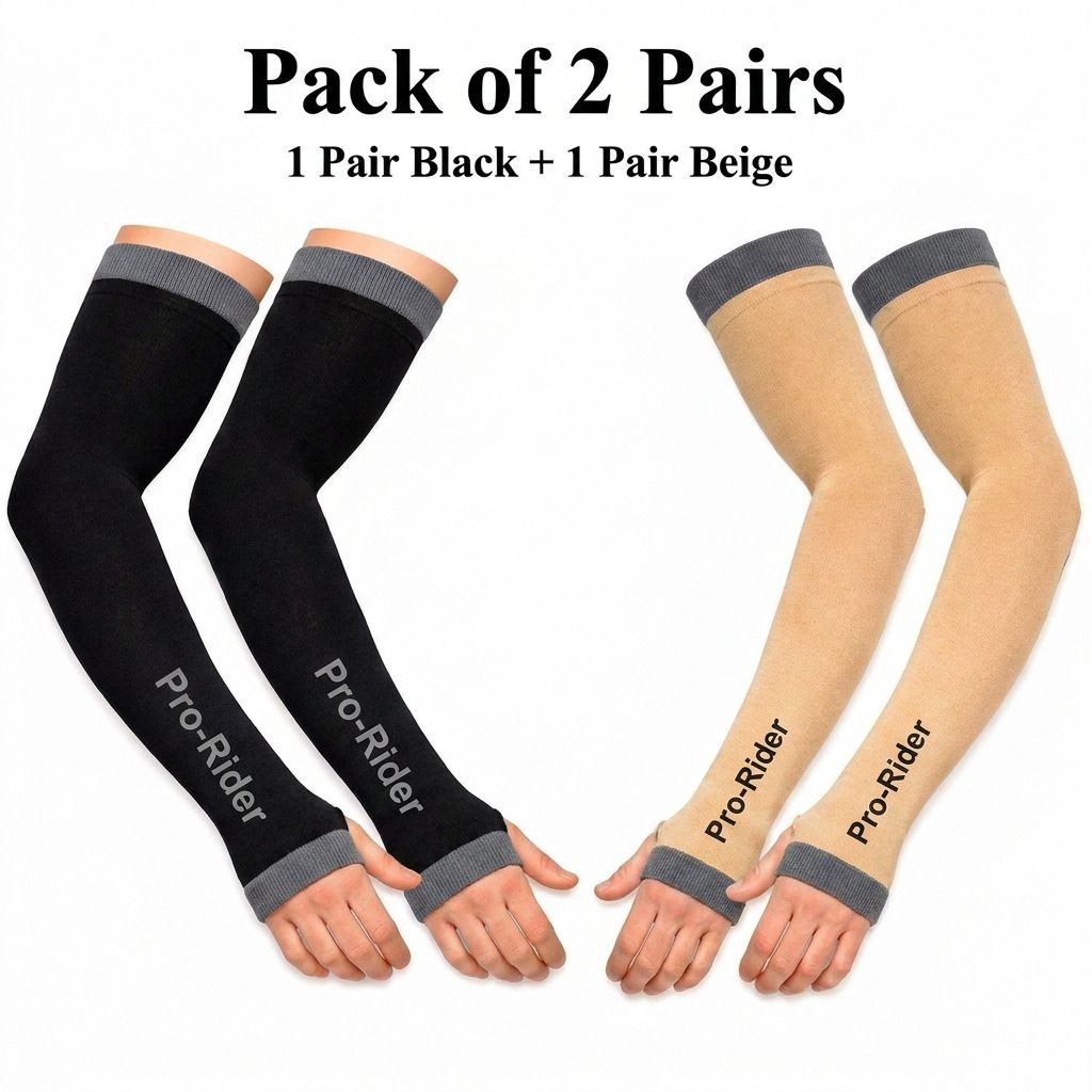 Nylon Arm Sleeve For Men & Women-image-4