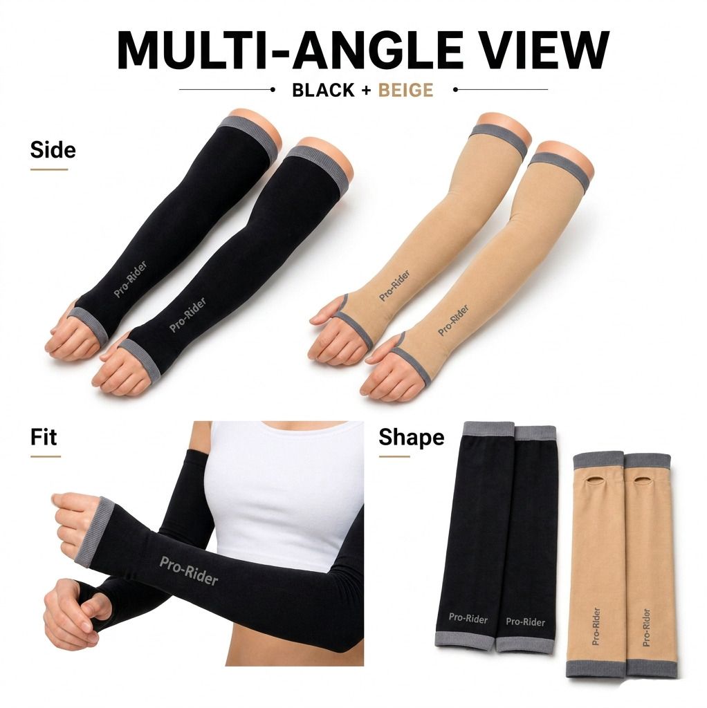 wiffo Cotton Arm Sleeve For Boys & Girls-picture-1