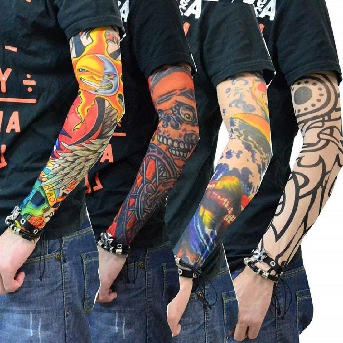 Cotton Arm Sleeve For Men & Women With Tattoo