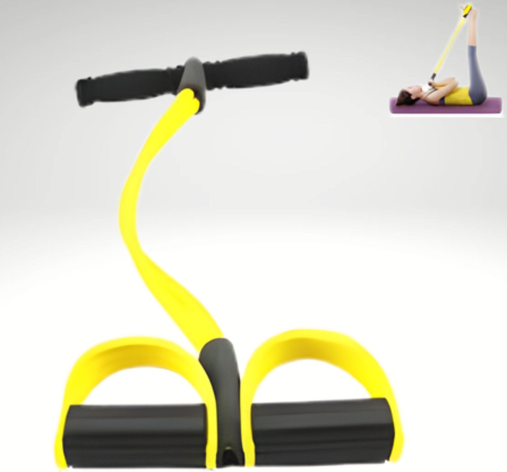 Fitness Resistance Band with Pedal – Full Body Workout & Yoga Exerciser Arrow Puller-image-17