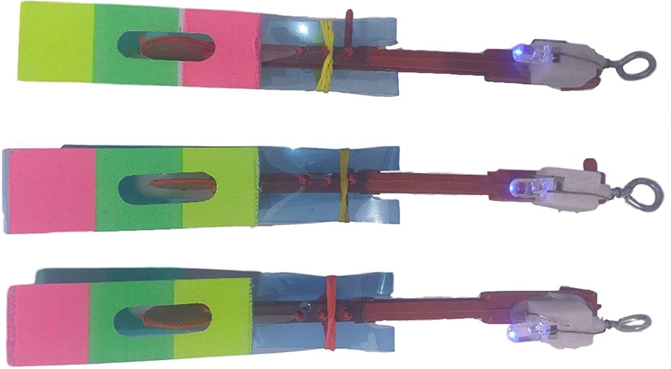 LED Light Slingshot Elastic Arrow Rocket Helicopter Flying Arrow (Pack Of3) Arrow
