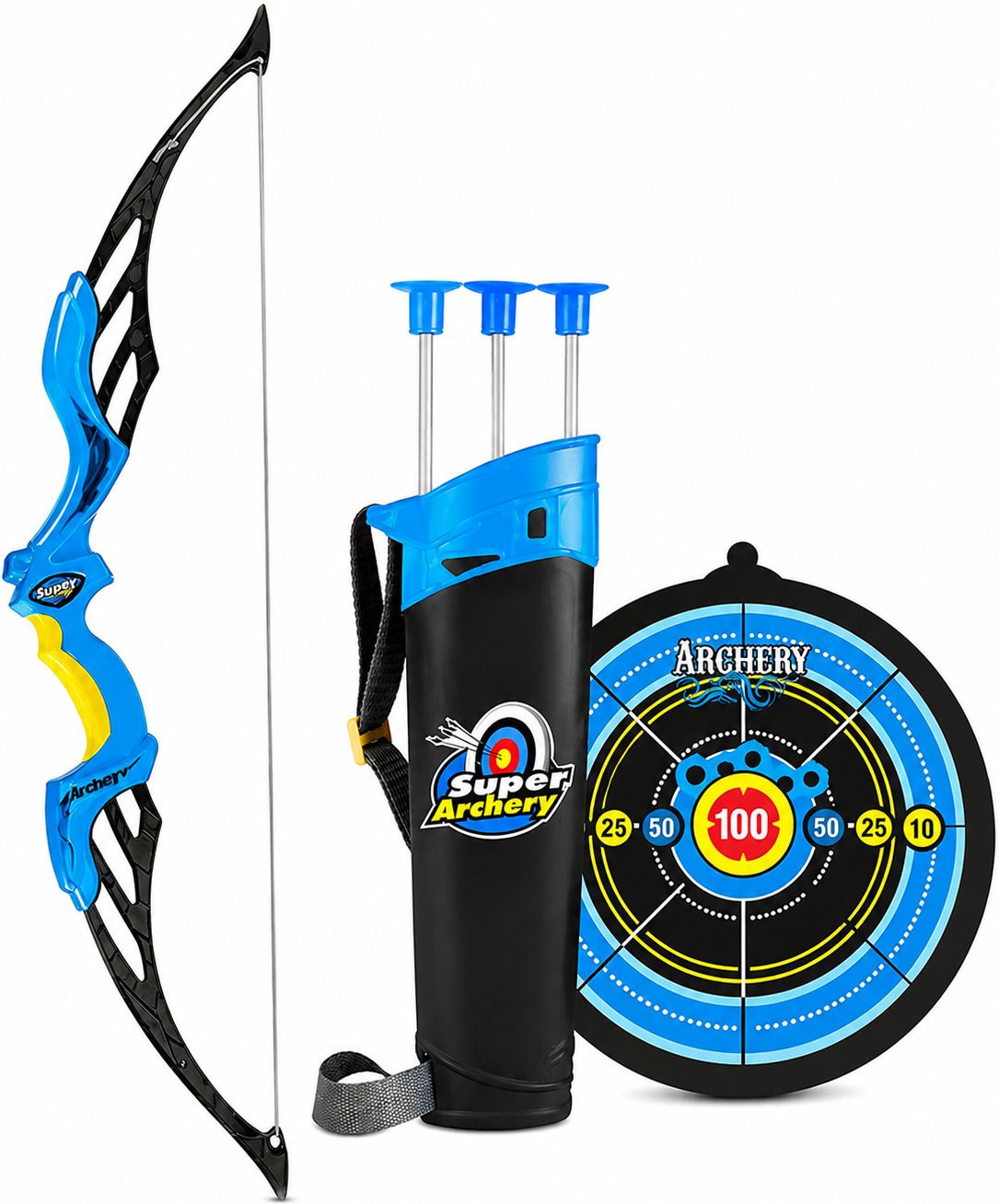 Archery Bow Arrow Set with Suction Cup Arrows Target Quiver Indoor Outdoor Arrow-image-9