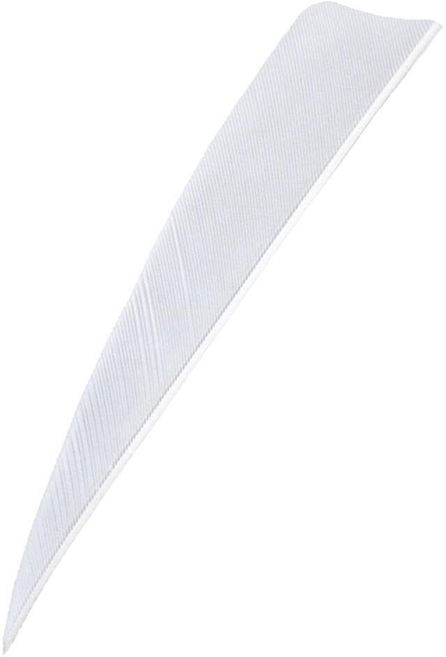 12 Pieces 5 Inch Archery Arrow Feathers Fletching Vanes White Arrow