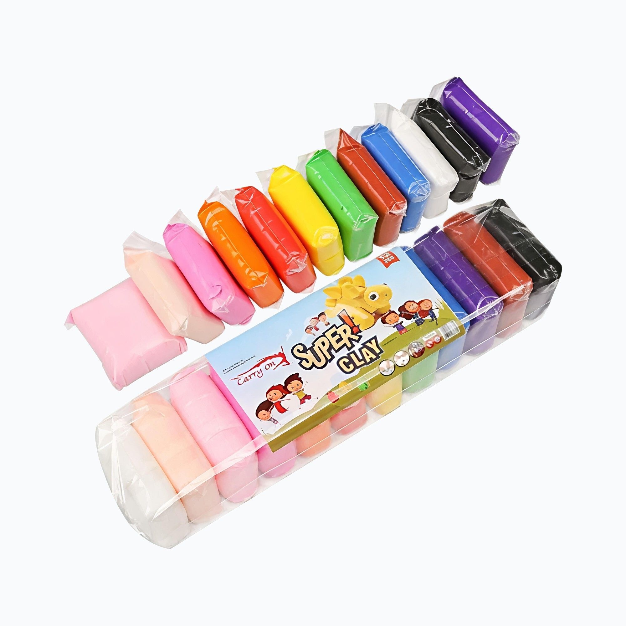 lorit Clay for Art and Craft 12pcs 3 Tools Soft Play Clay for Kids Art Clay-picture-39
