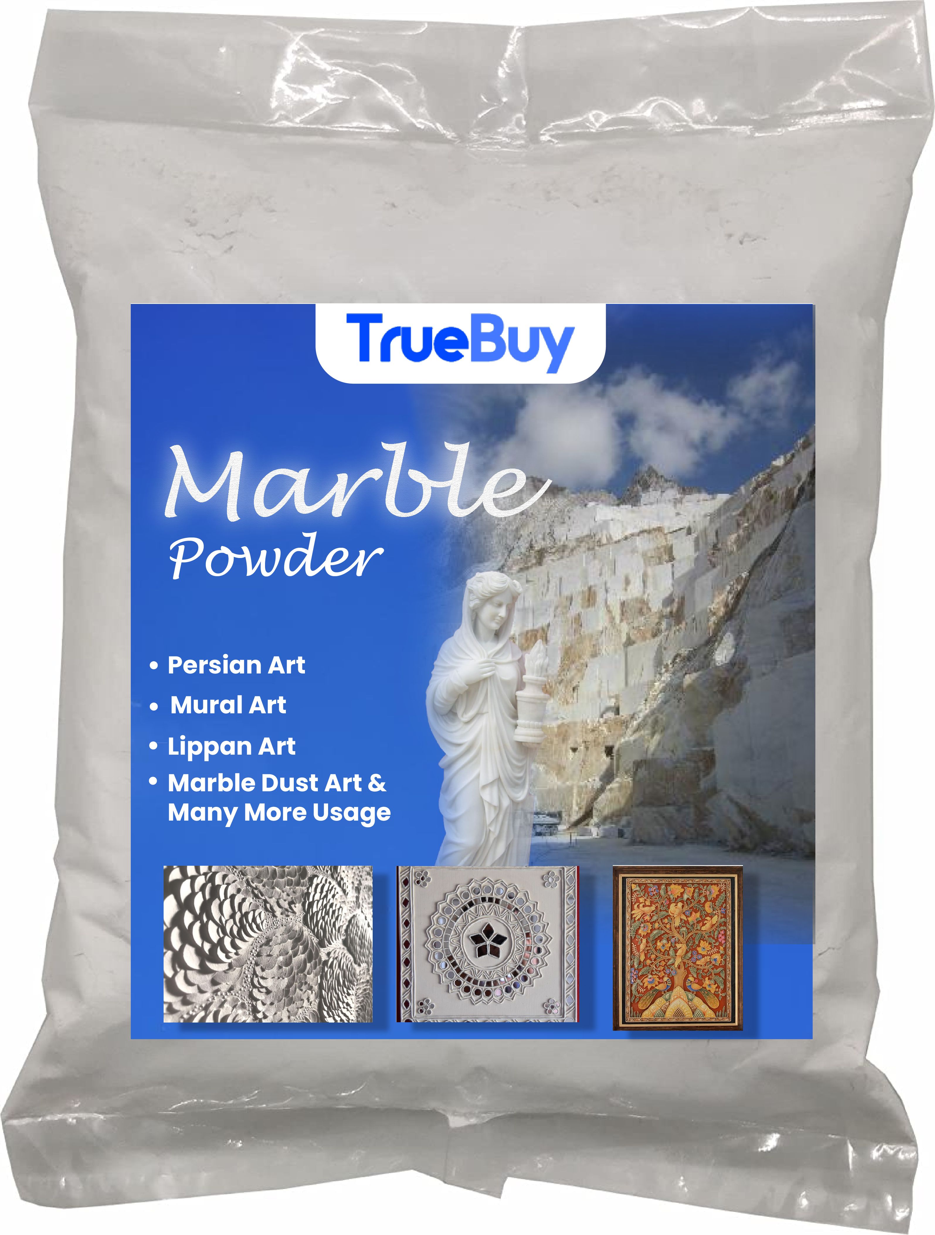 truebuy Marble Dust Powder For Art & Craft Art Clay-picture-29