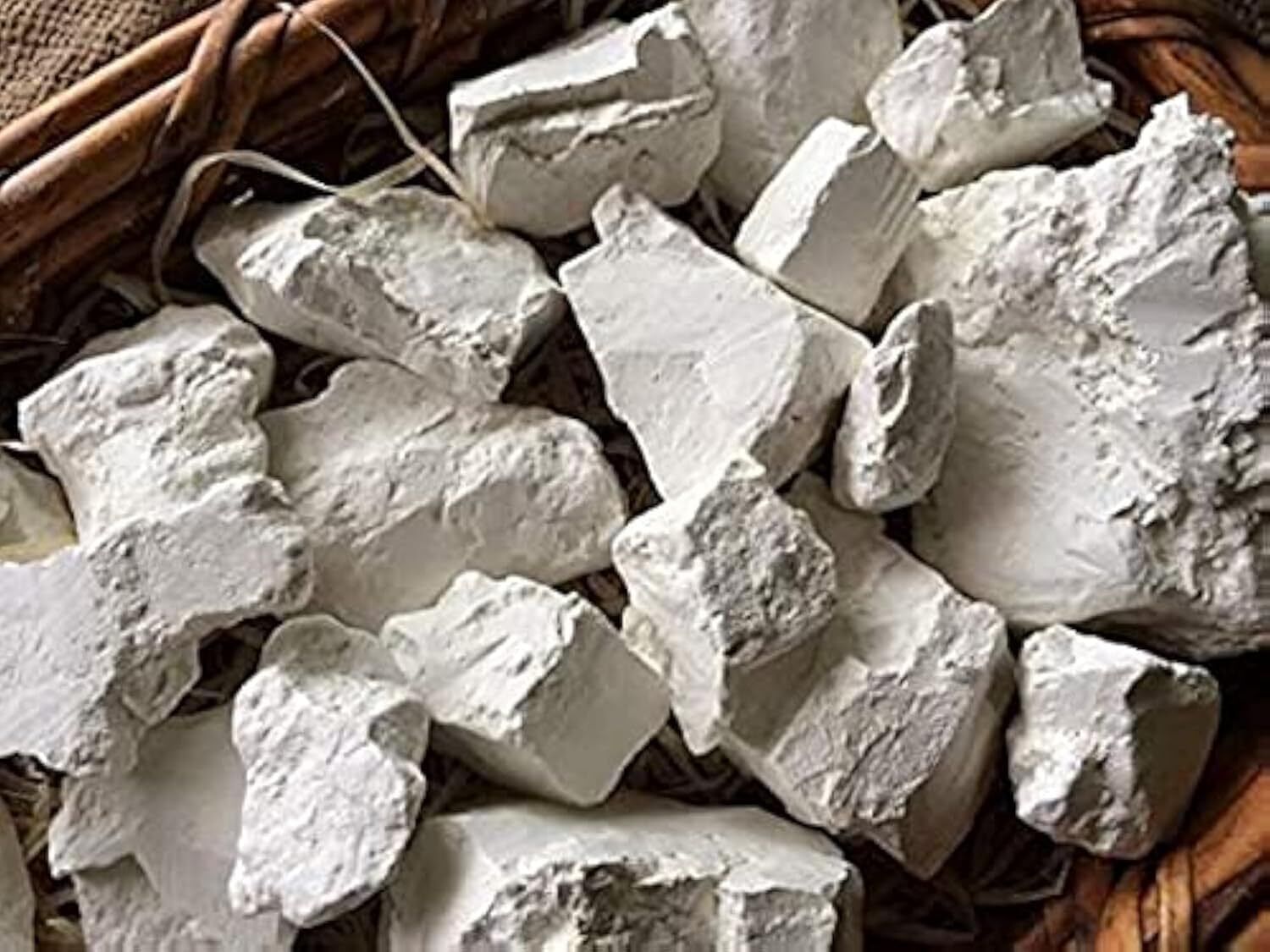 pmw Cleaned Kaolin Clay Chunks - Edible - Cosmetic Grade - Original - White Art Clay-picture-35