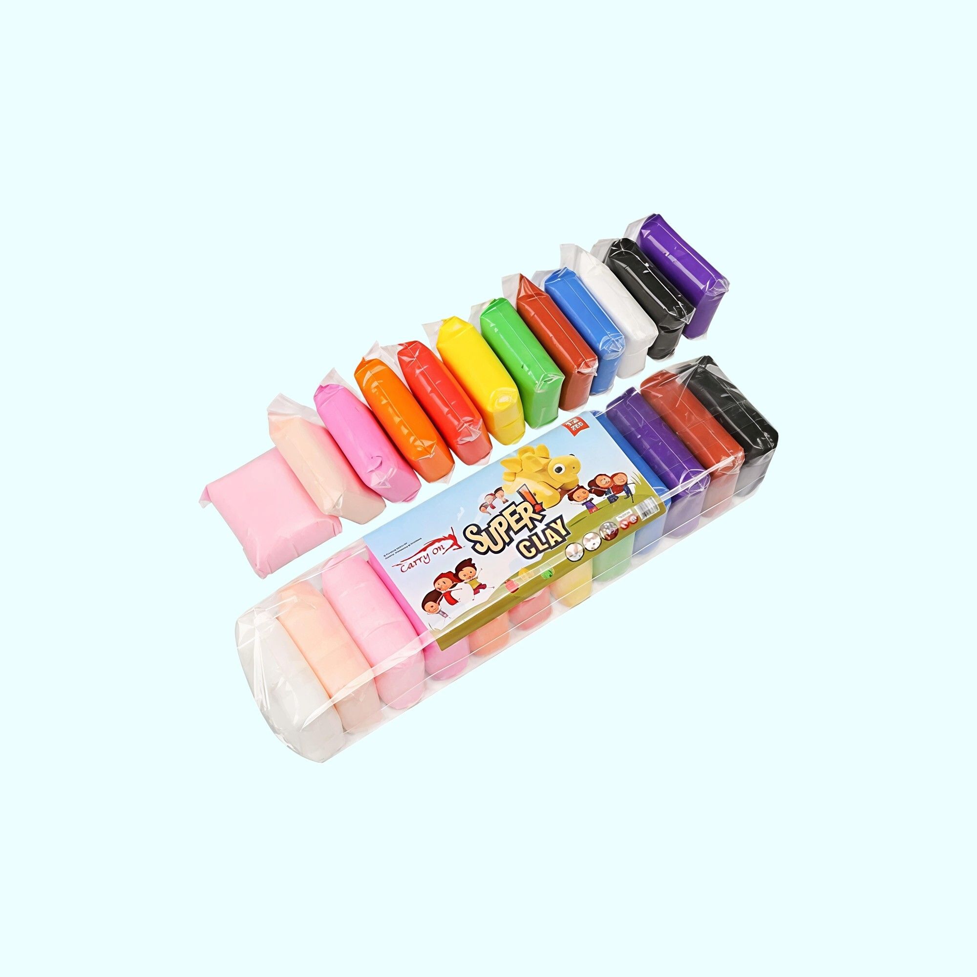 Molding Clay Kit | 12pcs 3 Tools | Super Soft Play Clay for Girls Art Clay-image-11
