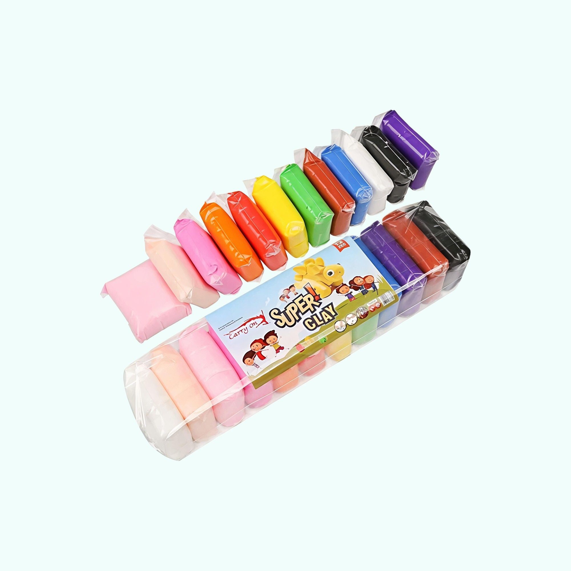 Art Kit for Girls Clay | 12pcs 3 Tools | Soft Play Clay Activity Art Clay-image-12