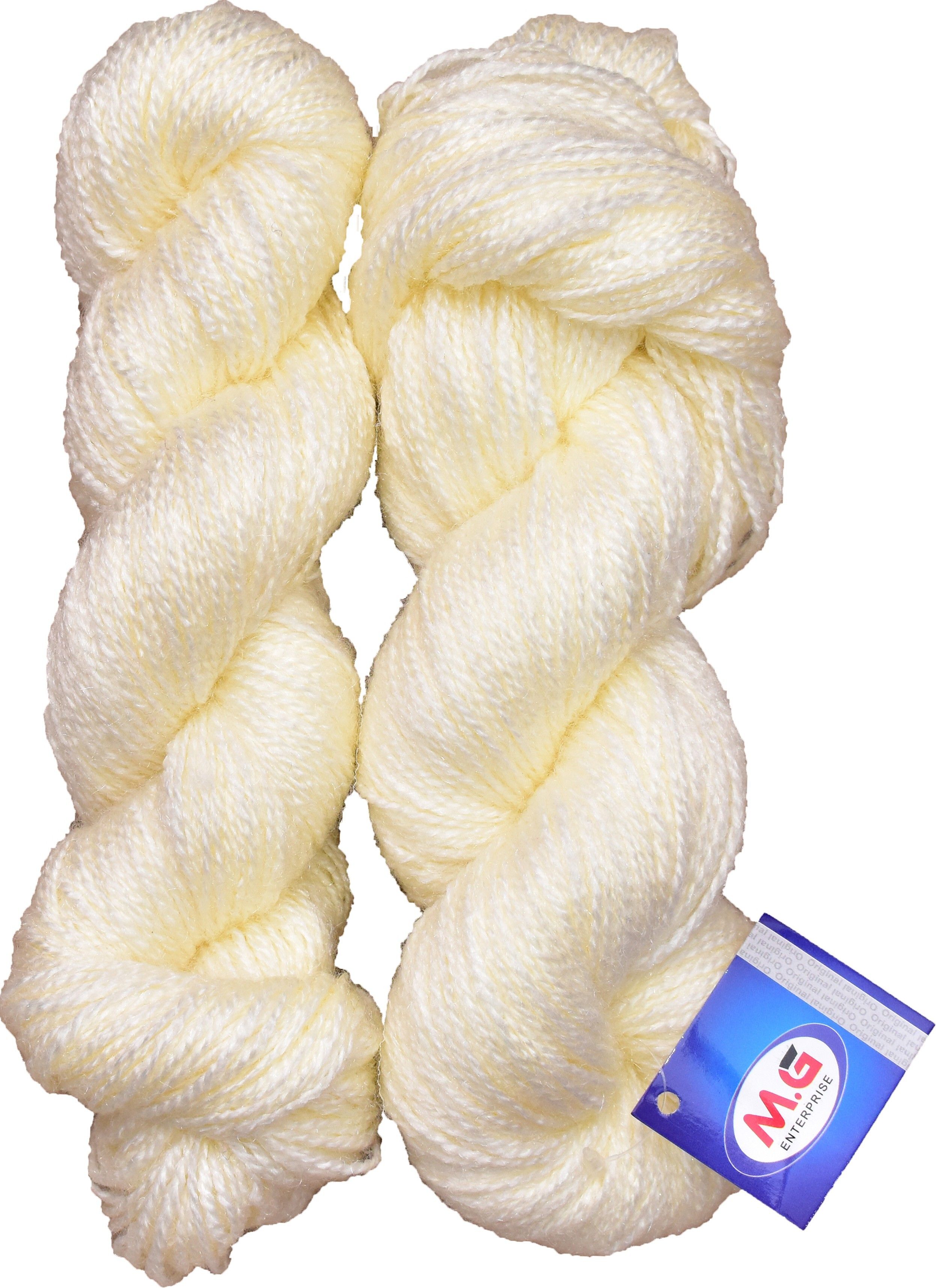 Rabit Excel Cream (300 gm) Wool Hank Hand knitting wool / Art Craft soft fingering crochet hook yarn, needle knitting yarn thread dye A BA-image-17