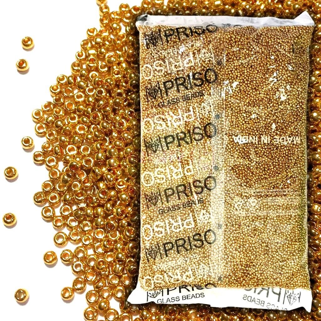 DAKZ ® Priso A Grade Sugar Beads/ Glass Beads 100Gm-image-18
