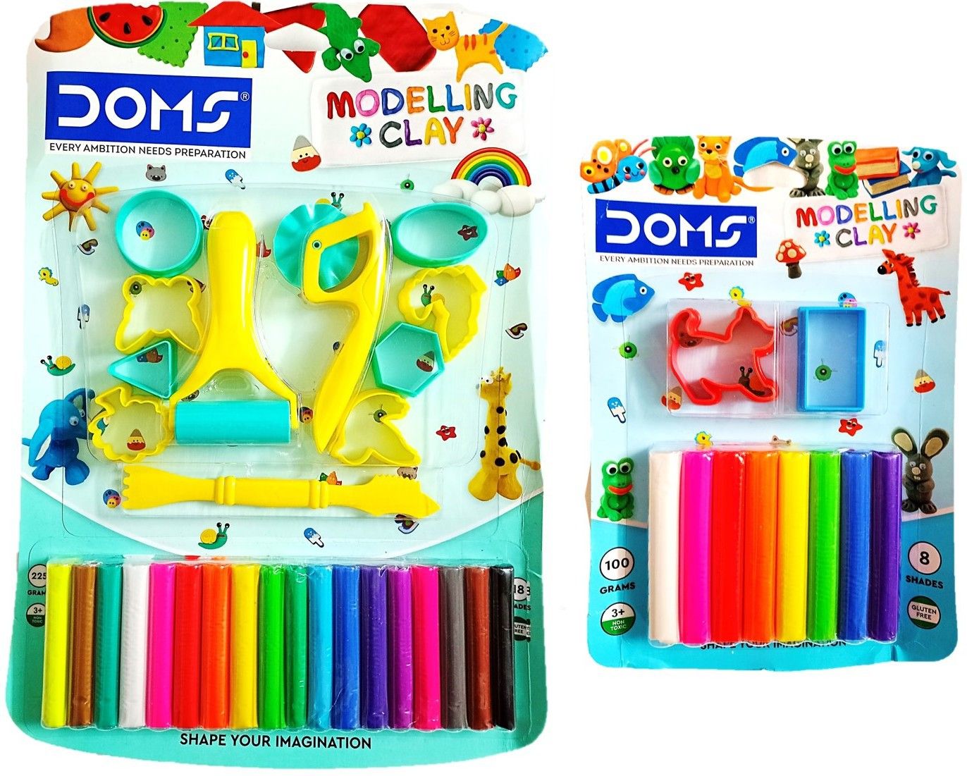 Modelling Clay with Various Moulds Multicolour pack of 2-image-20