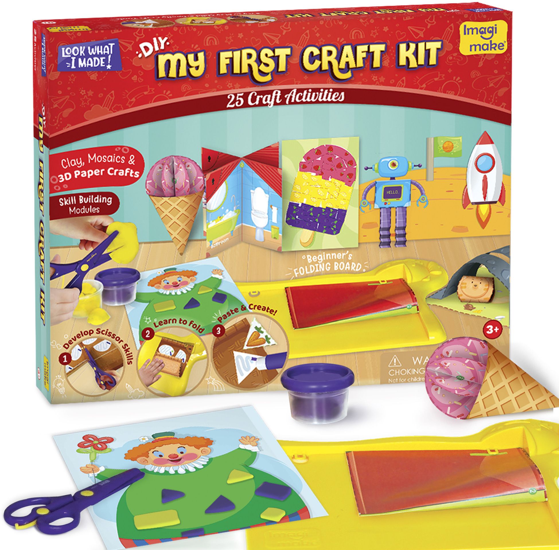 My First Craft Kit | Scissor Activity Book | Craft Kit For 3+Year old-image-4