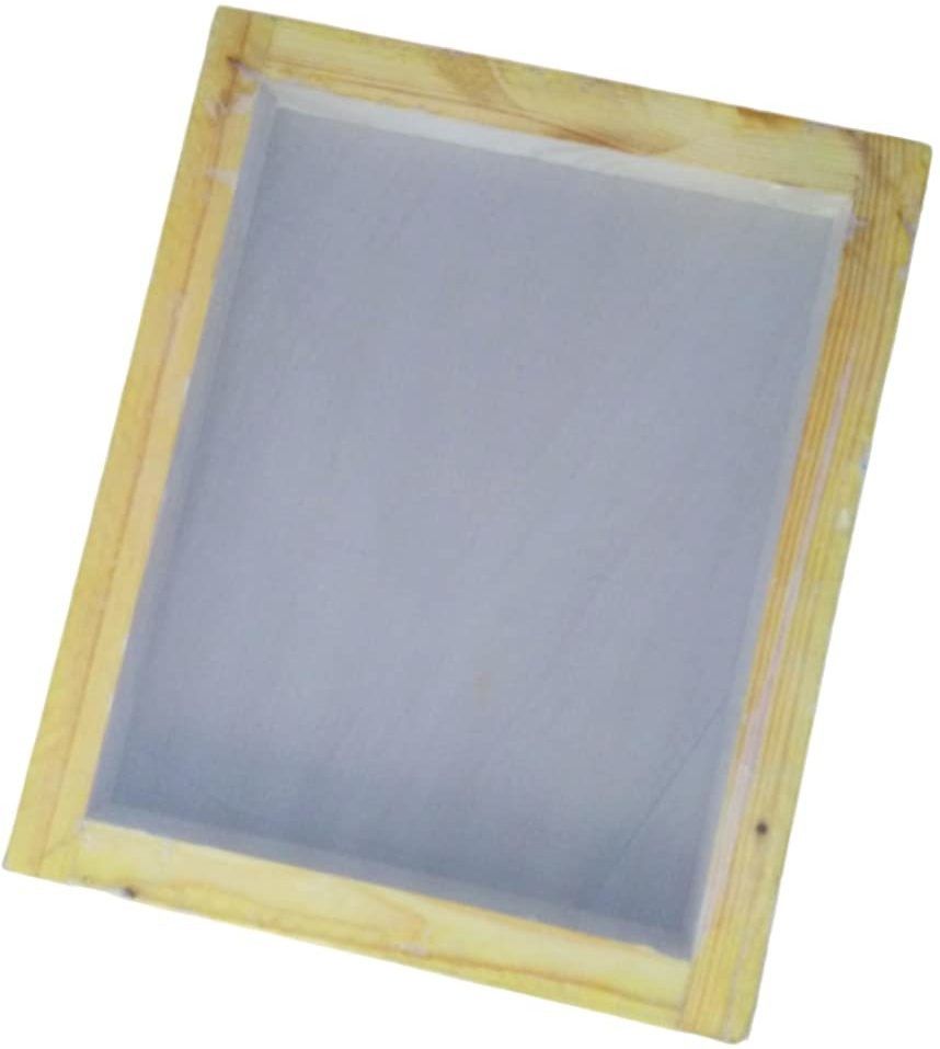 crm Wooden Screen Printing Frame With Mesh (8 x 10 Inch) A4 Size Premium Quality-picture-10